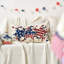 Housse de coussin 4 "4 juillet Patriotic Stars Bead, perle 12 x 20 pouces