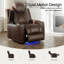 Fauteuil inclinable électrique rétro en cuir écologique-42250147
