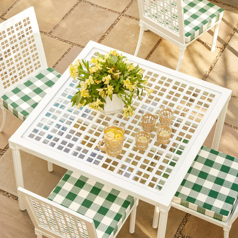 Schumacher x Mary McDonald Picnic Indoor/Outdoor Fabric, Pool