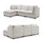 Canapé modulaire rembourré 4 pièces-423834983