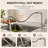 GATUSOO Stainless Steel Modern Kitchen Faucet, Pull-Down360° Swivel Kitchen Faucets with 3 Spray Modes, High ArcSingle Handle Tap, 80mm Extra Long Mount Rod for ThickUS Countertops, CUPC Certified Lead-Free Ceramic Valve,Easy DIY Installation Kit