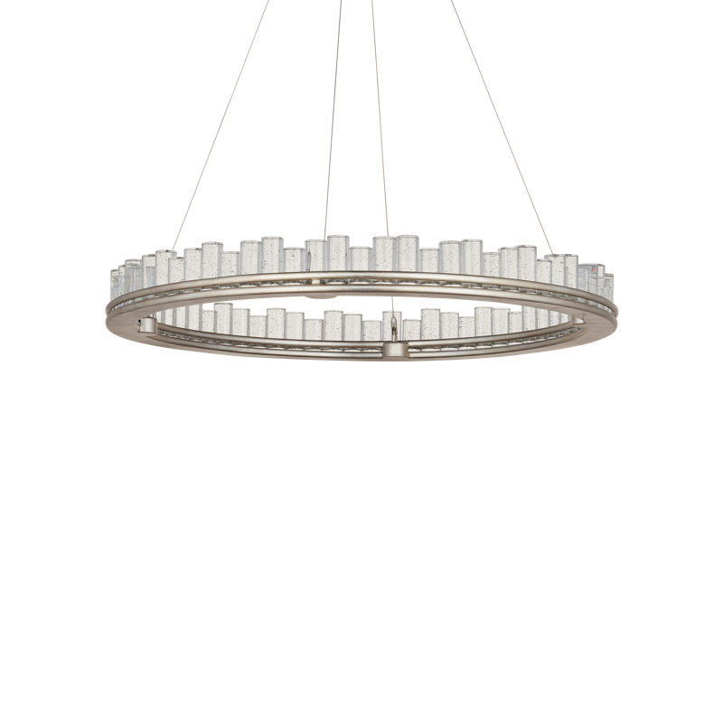 Pleiades 1 - Light Wrought Iron LED Chandelier