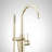 Lexia Floor Mounted Tub Filler Faucet and Valve with Stops-116133502