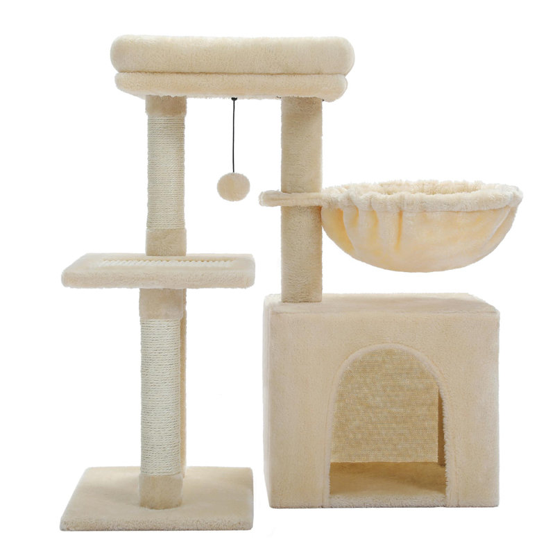 28.5-inch Kitten Tower, Beige