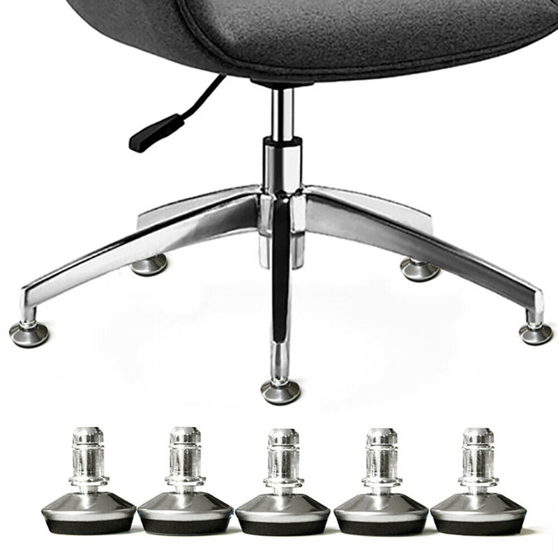 Set Of 5 Low Profile Bell Glides For Chairs