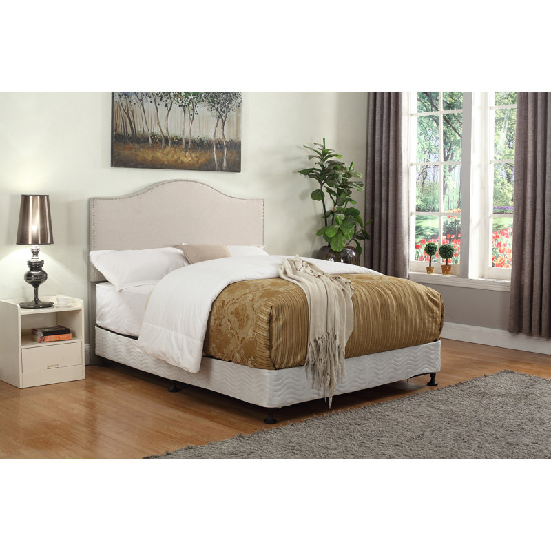 Mudge Upholstered Headboard, Beige