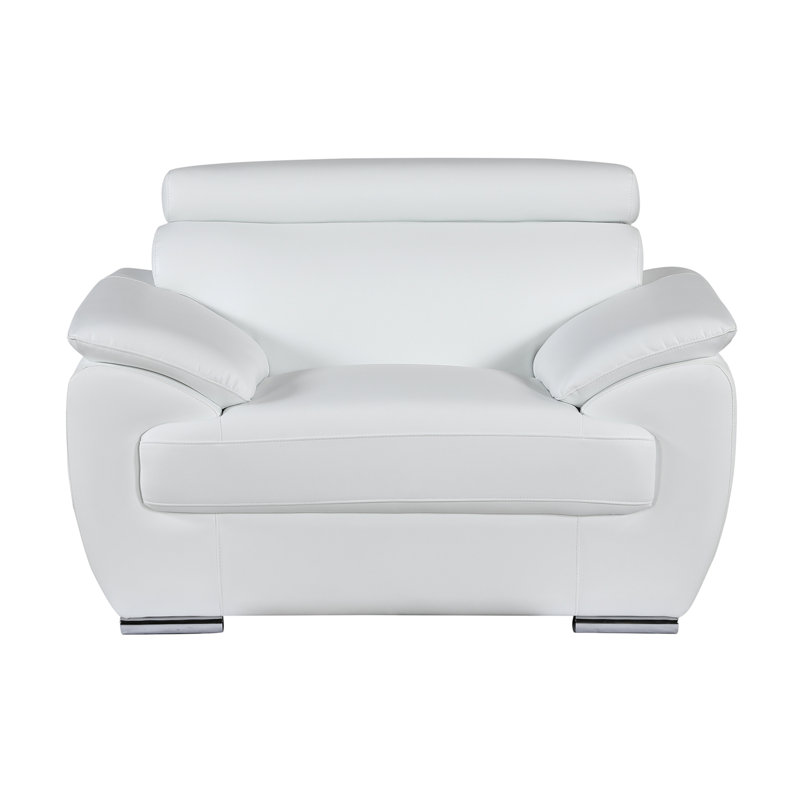 Chaise en cuir véritable