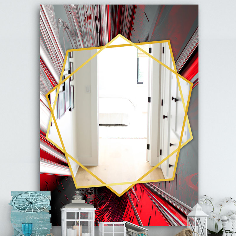 Miroir décoratif Fractal, H 39,4 po x l 29,5 po
