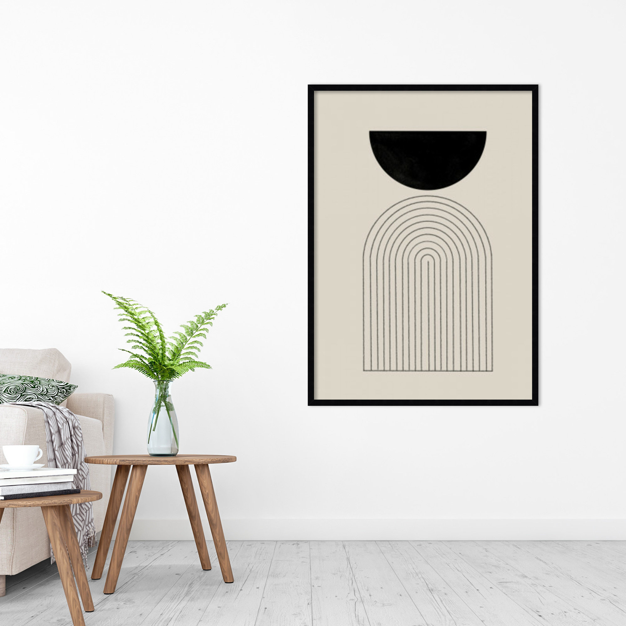 BaB No 1 by The MIUUS STUDIO, 41" H x 30" W x 1" D, Black