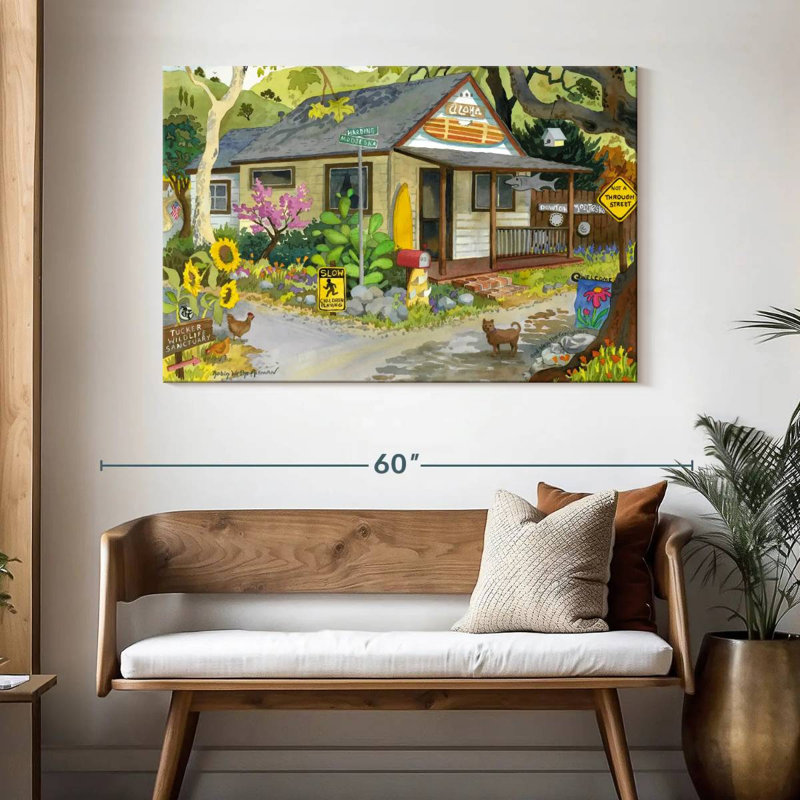 Lilie The Aloha House, 32" H x 48" W