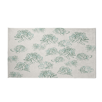 Alvordton Chenille Floral Indoor Rug