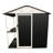 Outdoor Storage Shed With Rack