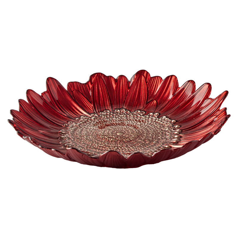 Red Sunflower Bowl