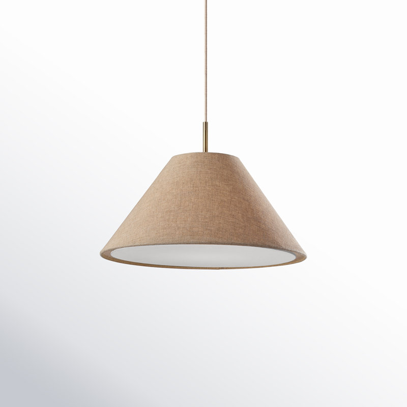 Finley Single Light Poly-Blend Pendant, Natural