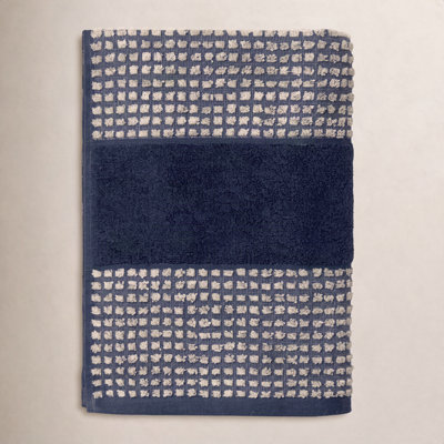 Reinetta Check Cotton Bath Towel