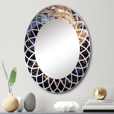 Gariguette - Miroir mural moderne ovale