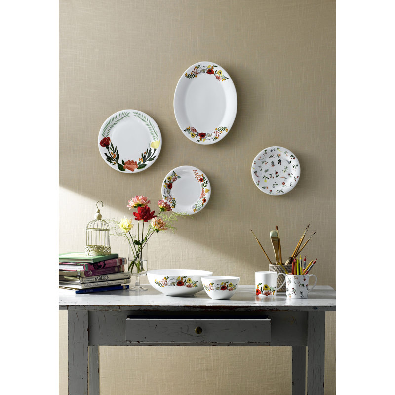 Language Of Flowers Bone China Cappuccino Cup