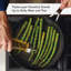 KitchenAid 3-Ply Base Stainless Steel Nonstick Induction Stovetop Round Grill Pan, 10.25 Inch - Brushed Stainless Steel