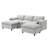 [VIDEO]86.5'' Chenille Modular Sectional Sofa With Storage Pockets-593755526