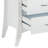 Babb White Finish Accent Table