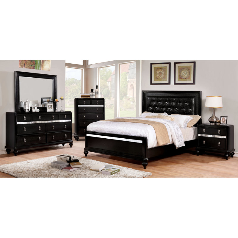 Nevada Solid Wood Piece Bedroom Set