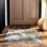 Tapis abstrait gris Trisco