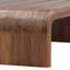 Wynne 55" Wide Mindi Wood Coffee Table, Medium Brown