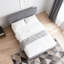 Lit plateforme tapissier en lin-854191611