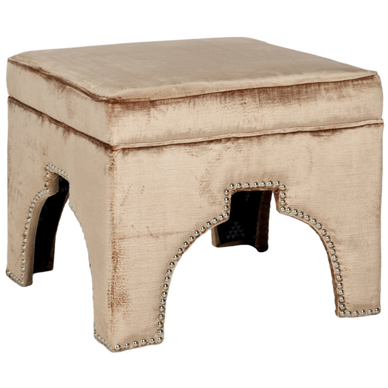 Campbell 54.1cm Wide Ottoman, Mink Brown