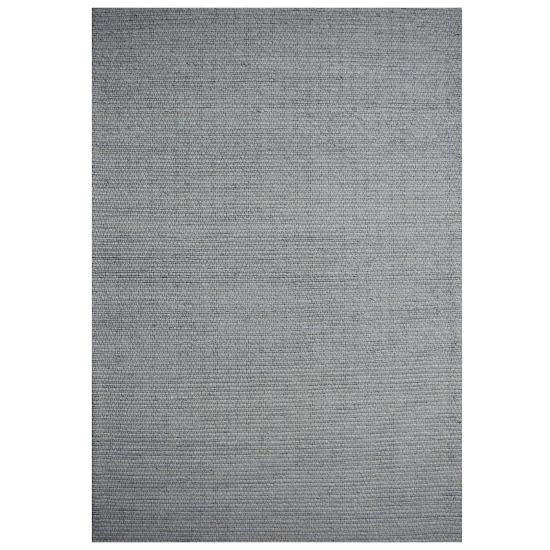 Tapis argenté tissé à la main et à plat Tovey, Rectangle 5 pi 2 po x 7 pi 2 po
