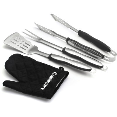 Cuisinart 3pc Grilling Tool set with Grill Glove