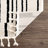Jdan Striped Machine Woven Polypropylene Area Rug in Black-1392779440
