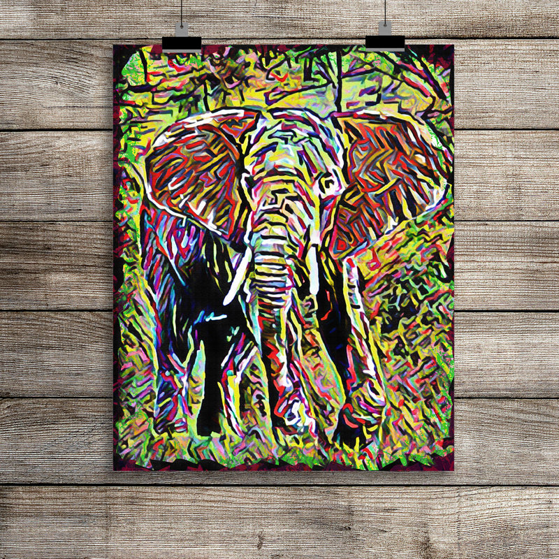 «Gentle Giants» par Ryan James, reproduction d'art sur papier sans cadre, H 36 po x l 24 po x P 0,1 po