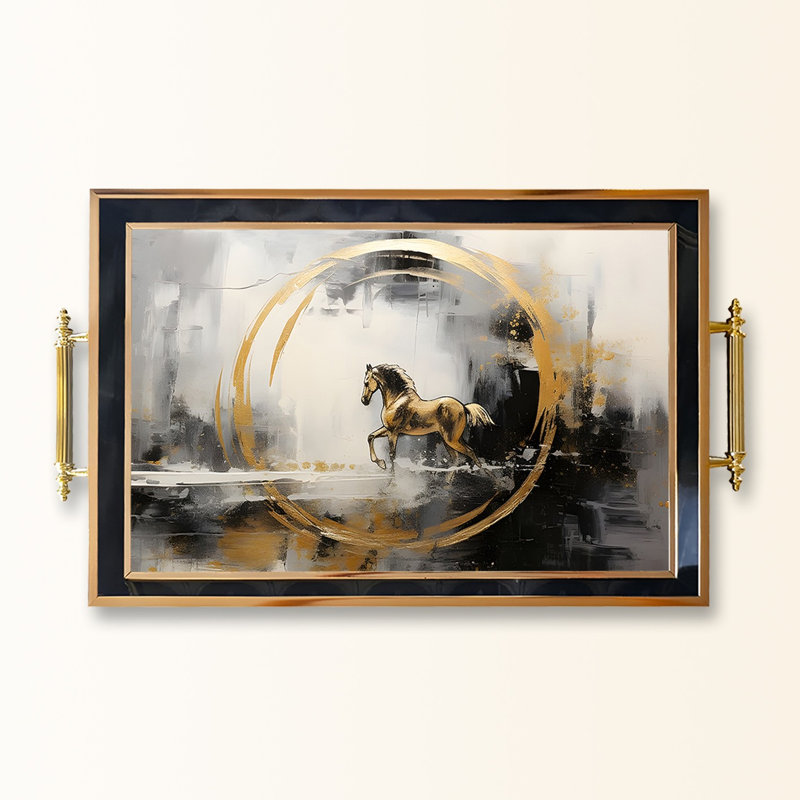 Élégant plateau en verre de 19,7 po x 11,4 po x 1,4 po | Fabrication 100% verre durable | Facile à nettoyer avec un chiffon humide | Idéal pour le service, la présentation décorative et l'organisation | Ajout élégant à la décoration intérieure