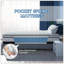 Matelas hybride 14 po dans une boîte, mousse viscoélastique imprégnée de gel rafraîchissant et matelas à ressorts ensachés, fermeté moyenne-114706927