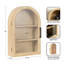 Armoire arquée en bois pour rangement mural-439961044