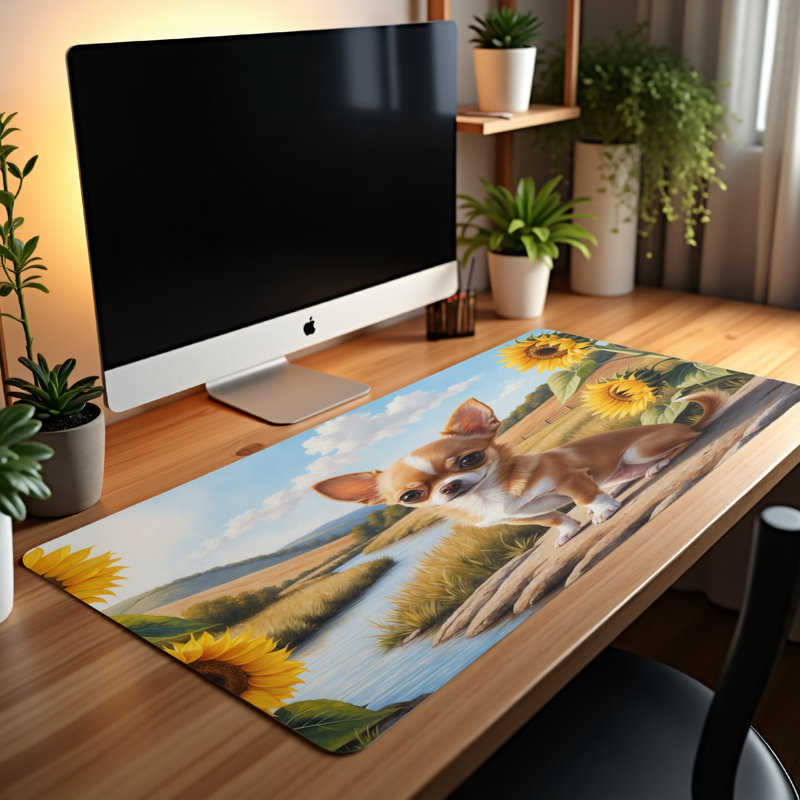 Polyester Desk Pad, 23.6x13.8