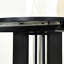 Mobilier de cuisine - table de salle à manger ovale, extensible 59 po x 43 po, rallonge amovible, base en tréteau noir, 6 sièges au design délicat,