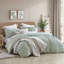 Ensemble d'édredon 3 pièces en coton gris standard Aucune pièce-195880368-227603464