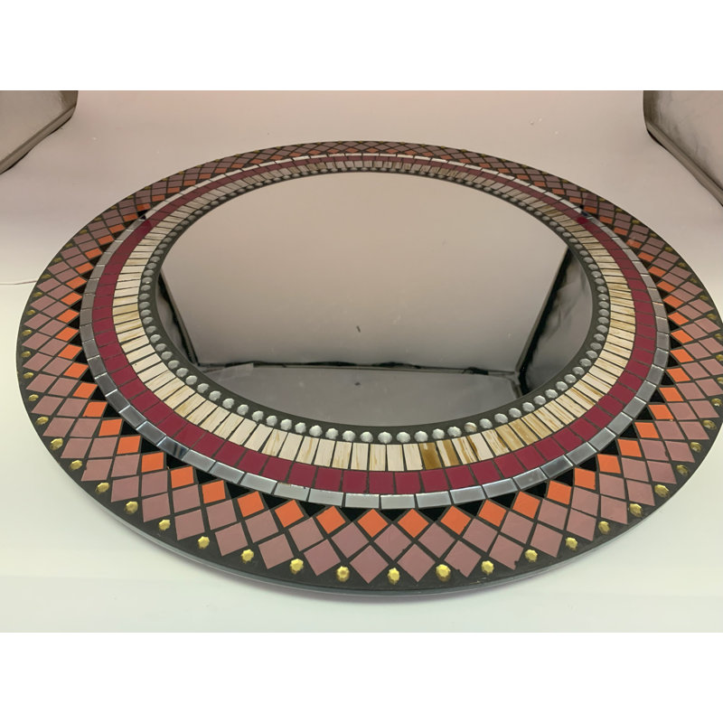 Miroir mural en mosaïque Zorigs