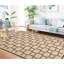 Tapis crème / chocolat Resort-21412036