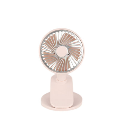 Kbndieu Small Fan Clipable Desktop Small Fan USB Rechargeable Desktop Clip Type Small Fan