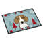 Tapis d'extérieur antidérapant Jennah Winter Holiday Beagle-1285797427