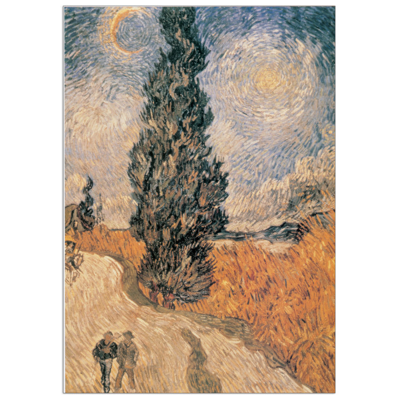 Vincent Van Gogh - No Frame Painting on Wood, 140cm H x 98cm W x 1.8cm D