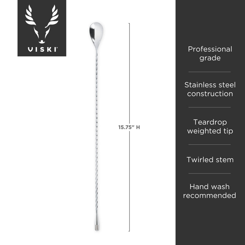 Viski Professional Harrison Weighted Bar Spoon