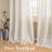 Linen Blended Textured Semi-Sheer Grommet Curtains - 37"/52" Widths Semi-Private & Light-Filtering Linen-Style Panels for Bedroom -299404337-299404338