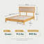 Lit plateforme en bois massif avec tête de lit Anspach-811737050-866825062