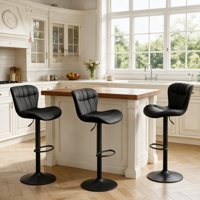 Tabouret de bar pivotant et réglable