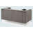 Contemporary Dark Gray Loveseat