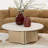 Jago Round Marble Top Coffee Table-132817671